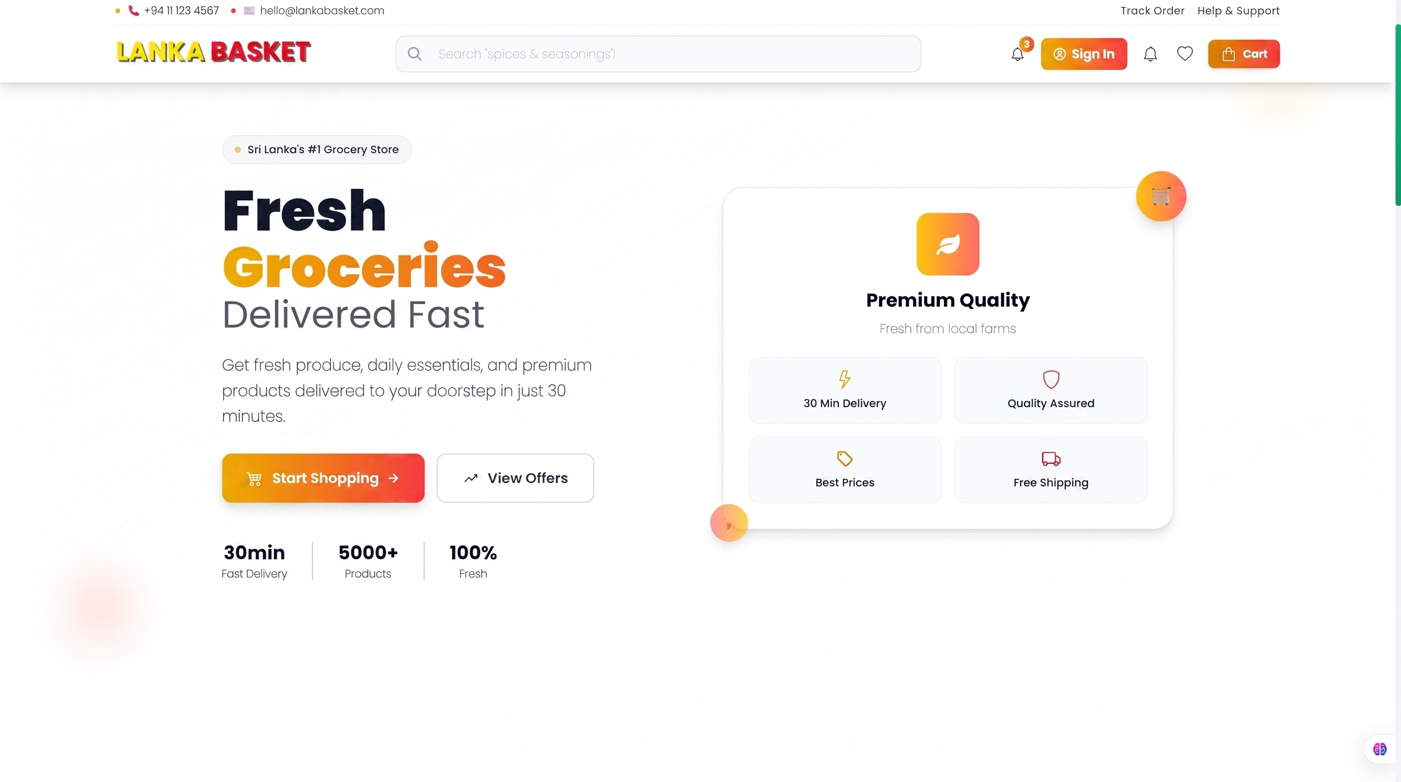 Supermarket Web Application